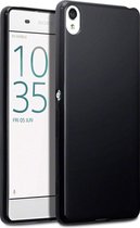 Sony Xperia XA1 TPU Silicone case hoesje Zwart