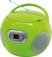 Soundmaster SCD2120GR - Boombox met FM-radio en CD, groen