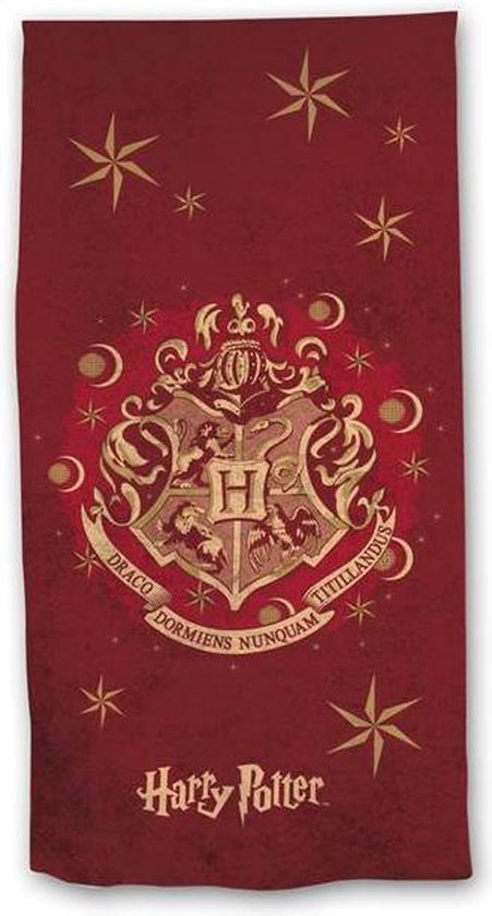 Harry Potter - Strandlaken - 70 x 140 cm - Rood