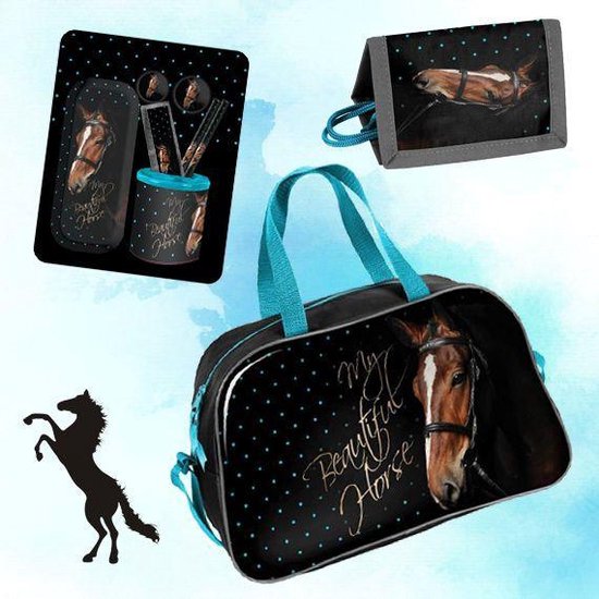 baseren Vervolgen album Animal Pictures My Lovely Horse - Cadeau Set Paarden - 3 stuks - Zwart |  bol.com