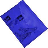 EXXO-HFP #90826 - A6 Documentenmap - Landschap model - Klitsluiting - Blauw - 200 stuks (20 pakken @ 10 stuks)