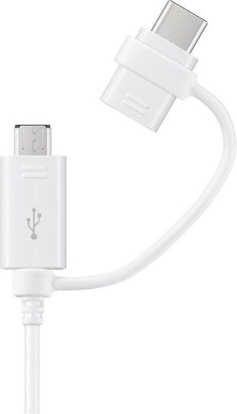 bol.com | Samsung Originele 2-in-1 Type-C en Micro USB Originele kabel  150cm - Wit
