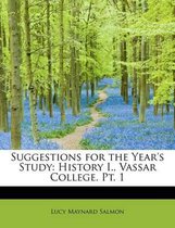 Suggestions for the Year's Study