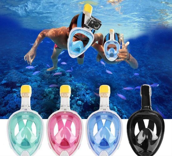 Snorkelmasker S/M - Full duikbril masker snorkel (small/medium) | bol.com