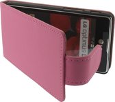 Premium Flipstyle Hoesje LG L5II E460 Matt Pink