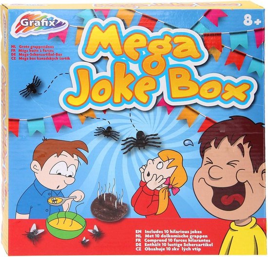 Grafix Mega joke box met 10 grappen | bol.com