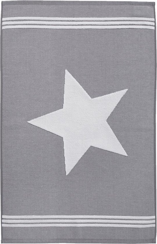 Seahorse combiset Stardust badmat 50 x 75 cm grey (per 2 stuks)
