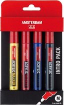 Amsterdam acrylmarker 4 stuks 4mm - basic