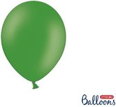 """Strong Ballonnen 23cm, Pastel Emerald groen (1 zakje met 100 stuks)"""