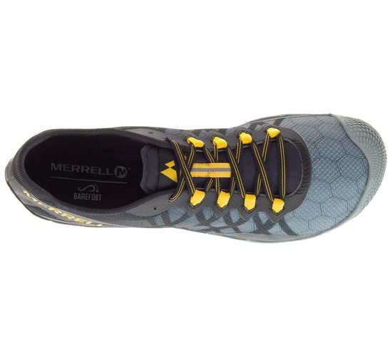 Merrell Vapor Glove 3 Loopschoenen - Maat 45 - Mannen grijs/zwart/geel | bol.com