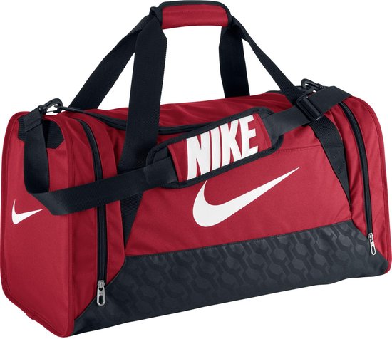 Nike Brasilia 6 Bag Medium - Sporttas - Unisex - size Rood | bol.com