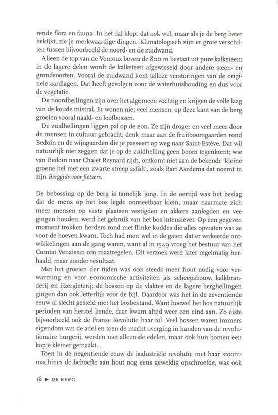 De Kale Berg Op En Over De Mont Ventoux