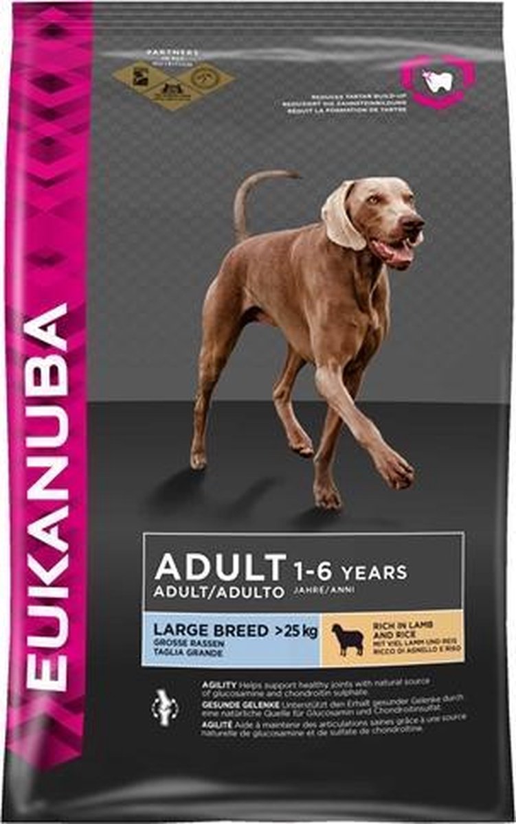 Eukanuba Dog Adult Large Breed Lam/Rice 3 kg