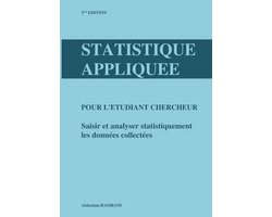 Statistique appliquée pour l'étudiant chercheur