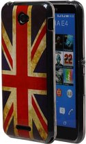 Britse Vlag TPU Backcover Case Hoesjes voor Sony Xperia E4 UK