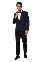 OppoSuits Tuxedo - Blue nuit - Costume de Gala de Smoking pour homme - Wit - Taille 46