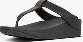 FitFlop Mina toe-thongs leather ZWART - Maat 36