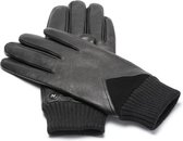 Napogloves Gevoerde handschoenen Heren Touchscreen handschoenen Zwart