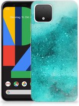 Google Pixel 4 Hoesje maken Painting Blue