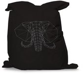 Zitzak Olifant lijn zwart (S)