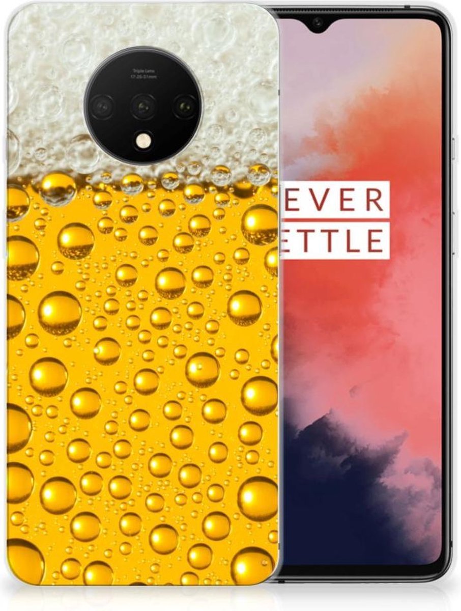 OnePlus 7T Siliconen Case Bier