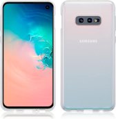 Qubits - Softcase hoes - Geschikt voor Samsung Galaxy S10e - Transparant