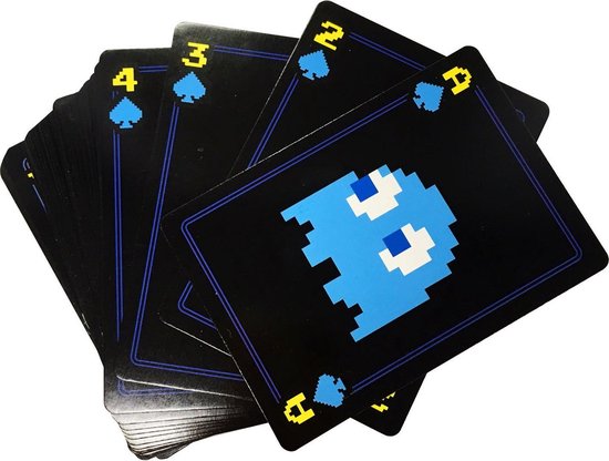 Afbeelding van het spel Paladone Speelkaartenset Pac-man Zwart In Blik