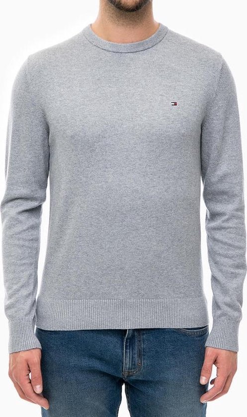 Tommy Hilfiger - Heren Sweaters Knitted Cashmere - Grijs - Maat XXL |  bol.com