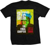 Biggie Smalls Heren Tshirt -XL- Final Chapter Zwart