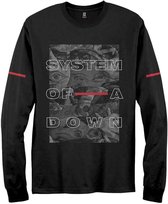 System Of A Down Longsleeve shirt -2XL- Eye Collage Zwart