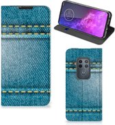 Motorola One Zoom Hippe Standcase Jeans