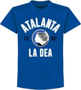 Atalanta Bergamo Established T-Shirt - Blauw - XXL