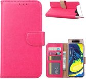 Xssive Hoesje Samsung Galaxy A80 - Book Case - Pink