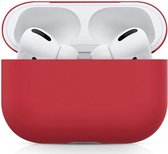 Apple AirPods Pro Ultradun Siliconen Hoesje Rood