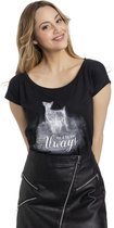 Harry Potter Dames Tshirt -XL- Always Zwart
