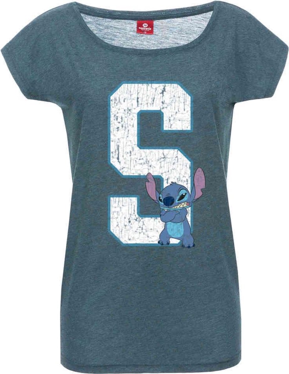 Disney Lilo & Stitch Dames Tshirt -3XL- 626 Stitch Blauw