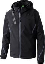 Erima Outdoor Softshell Jack - Softshelljassen  - zwart - M