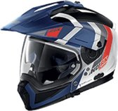 Nolan N70-2 X DECURIO 33 METAAL Wit Integraalhelm - Motorhelm - Maat L