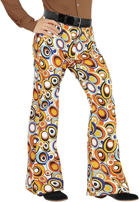 Hippie Kostuum | Groovy Gandalf 70s Heren Broek, Luchtbellen Man | Large XL | Carnaval kostuum | Verkleedkleding Hippie Kostuum | Groovy Gandalf 70s Heren Broek, Luchtbellen Man | Large XL | Carnaval kostuum | Verkleedkleding