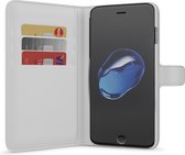 BeHello iPhone 8 Plus  7 Plus  6s Plus  6 Plus Hoesje - Wallet Case Met Ruimte Voor 3 Pasjes Wit