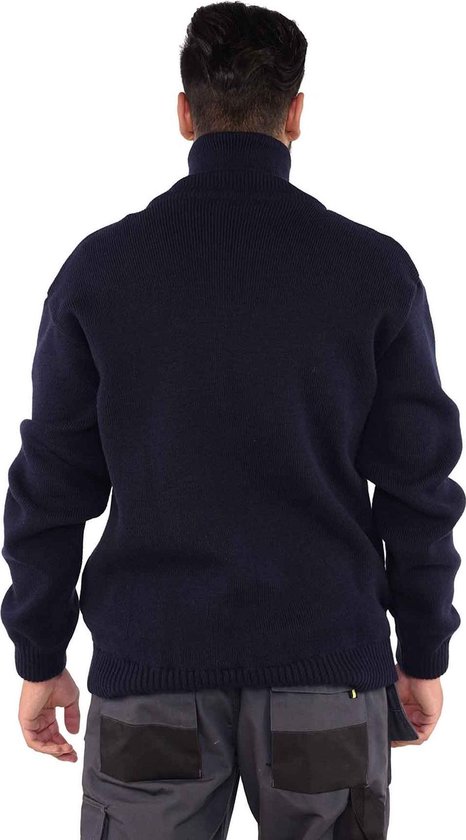 | STØRVIK Schipperstrui Acryl Wol Heren STØRVIK Schipperstrui Acryl Wol Donkerblauw Maat 2XL