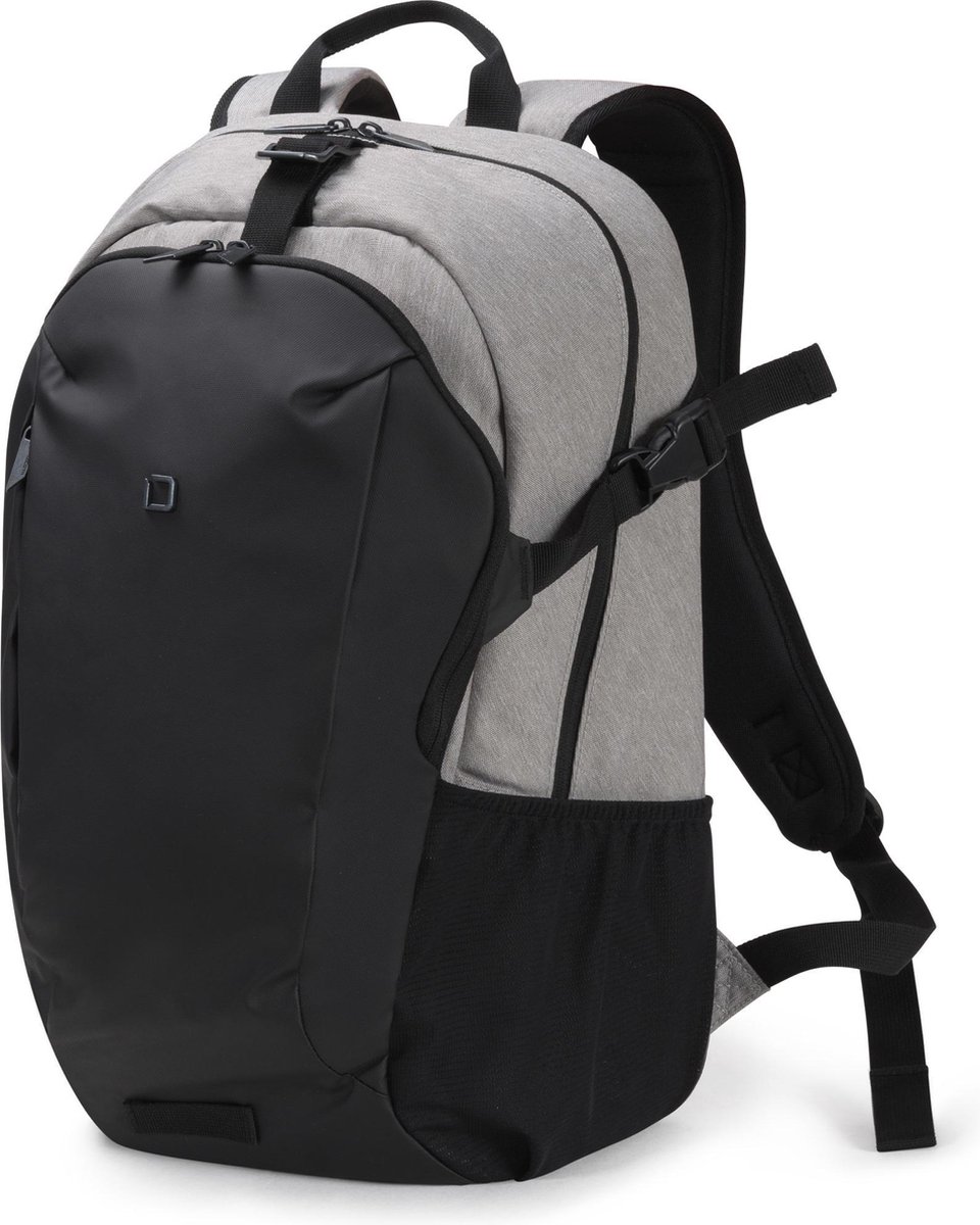 DICOTA Backpack GO - Rugzak voor notebook - 13 - 15.6 - lichtgrijs