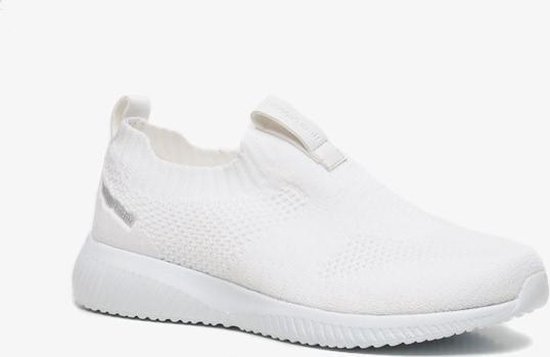 Stokton – 103D – Wit leren instap sneaker – Elias Shoes – Schoenen webshop