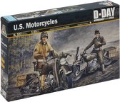 1:35 Italeri 322 U.S. Motorcycles D-Day Plastic kit