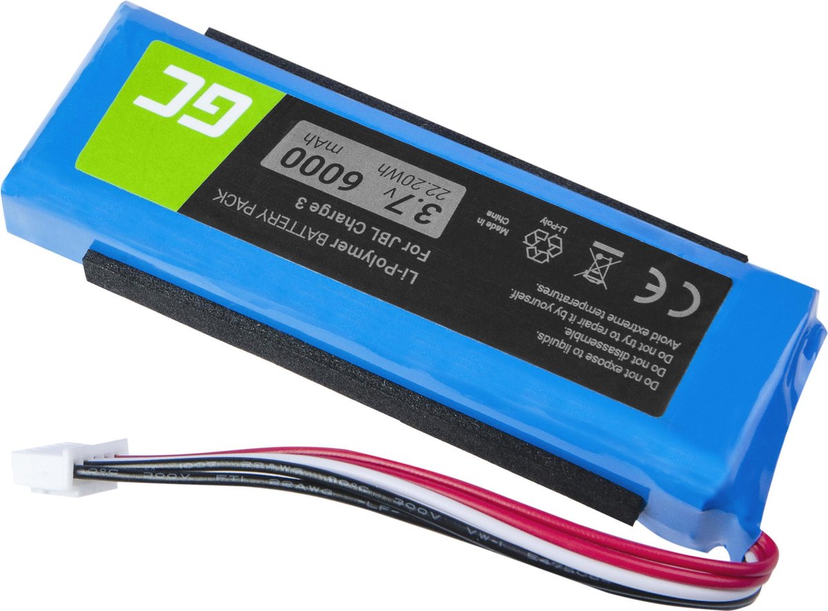 wetenschappelijk Droogte Naar de waarheid Speaker Batterij GSP1029102A voor JBL Charge 3. | bol.com