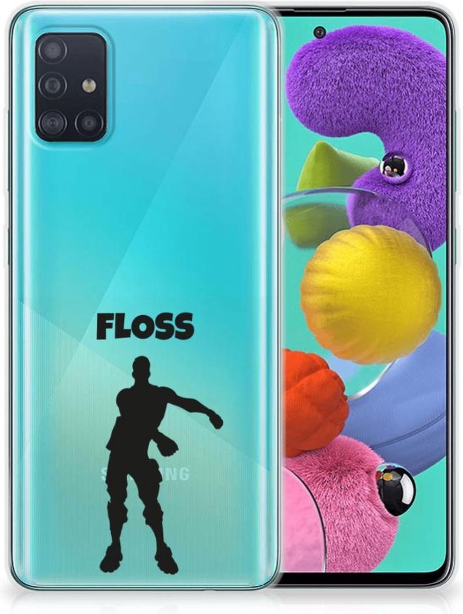 Samsung Galaxy A51 Telefoonhoesje met Naam Floss