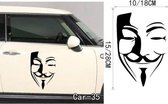 3D Sticker Decoratie Grappig Creatief Cartoon Kat Decoratie Auto Stickers Auto Voertuig Raam Dierlijke stickers Auto Buiten Styling Decoratie - Car35 / Large