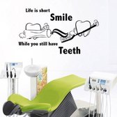 3D Sticker Decoratie Teeth Cleaning Vinyl Wall Decal Bathroom Dental Office Clinic Decor Stickers Mural Stomatology Deoration Waterproof Z282