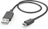 Hama Oplaad-/gegevenskabel, micro-USB, draaibeveiliging, zwart