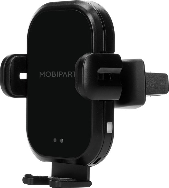 Mobiparts Ventilatierooster Telefoonhouder met Draadloos Opladen Zwart |  bol.com